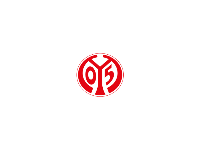 美因茨足球俱乐部队徽logo标志矢量图