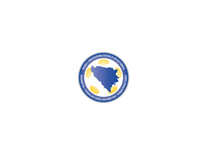 波黑国家足球队队徽标志矢量图