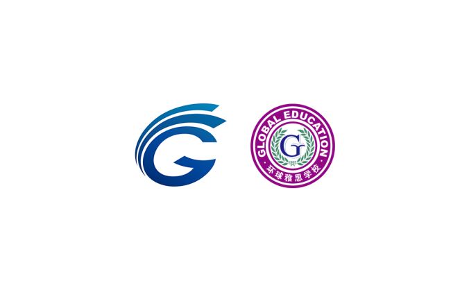 环球雅思logo标志矢量图