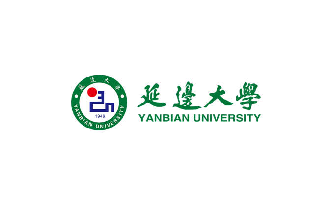 延边大学校徽标志矢量图