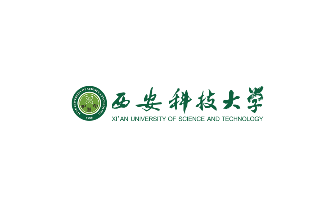 西安科技大学校徽标志矢量图