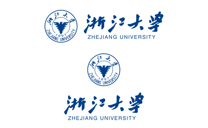 大学校徽系列:浙江大学标志矢量图