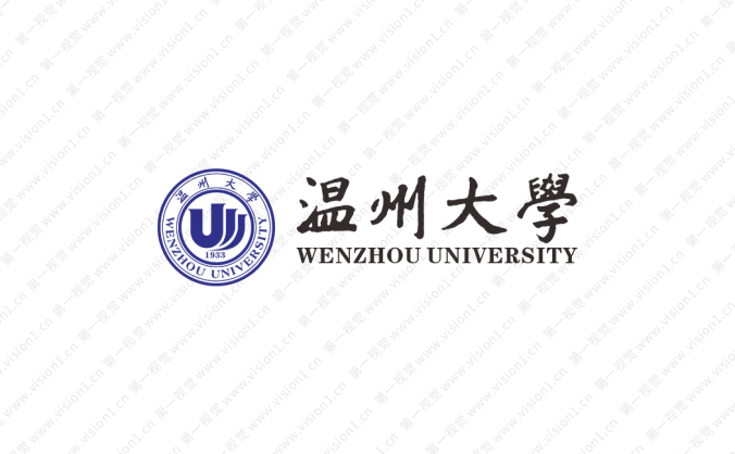 大学校徽系列:温州大学标志矢量图