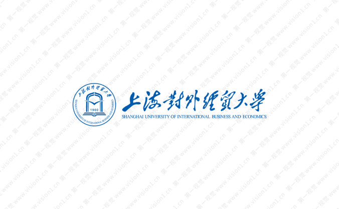 上海对外经贸大学校徽标志矢量图