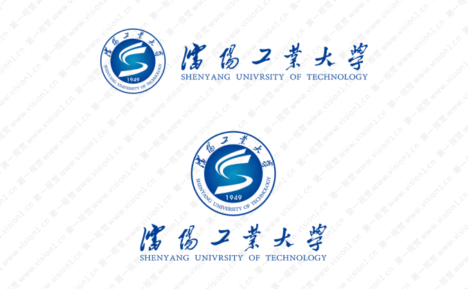 沈阳工业大学logo标志矢量图