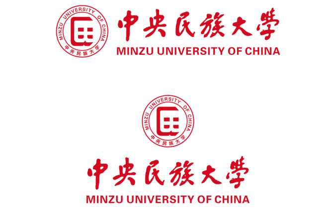 大学校徽系列:中央民族大学标志矢量图