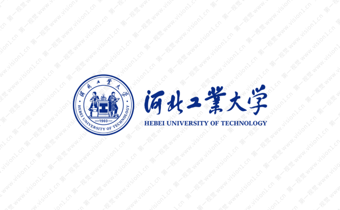 大学校徽系列：河北工业大学标志矢量图