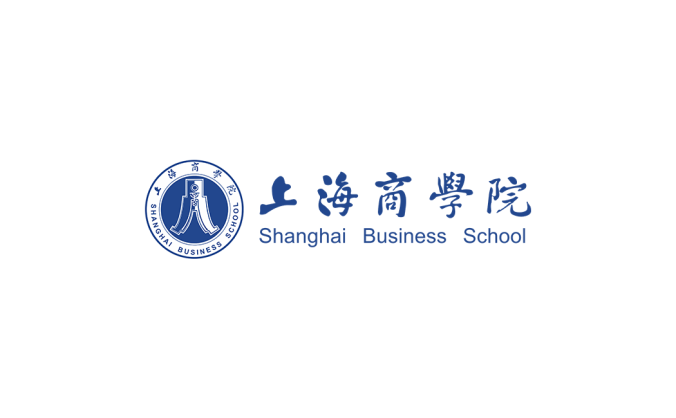 上海商学院校徽标志矢量图