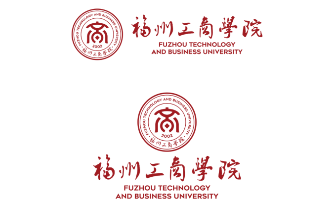 福州工商学院校徽logo矢量图