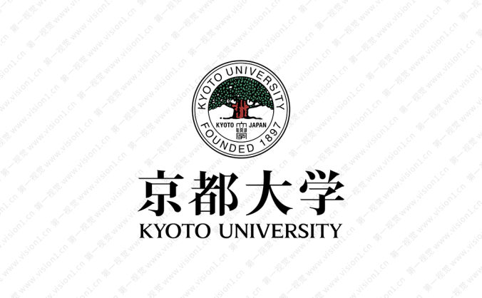 大学校徽系列:京都大学标志矢量图