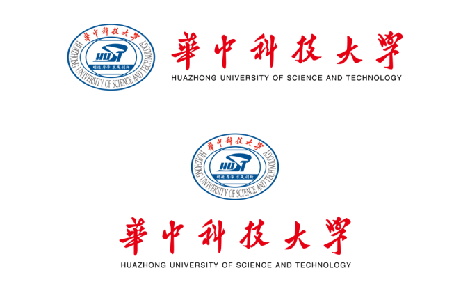 大学校徽系列:华中科技大学标志矢量图