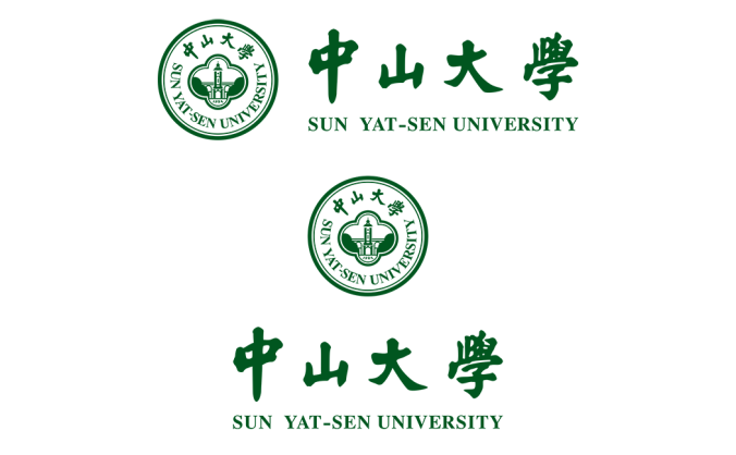 大学校徽系列:中山大学标志矢量图