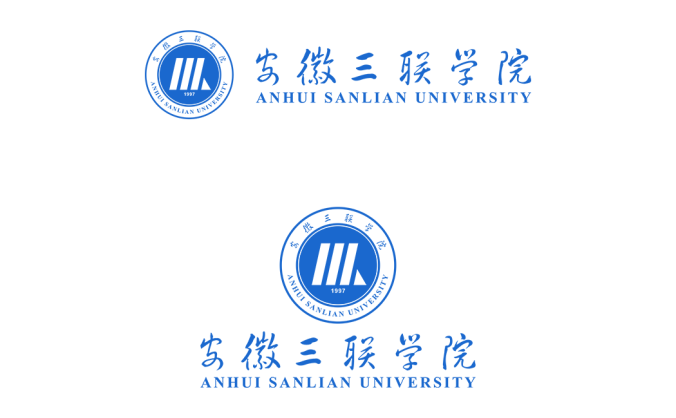安徽三联学院校徽logo矢量图
