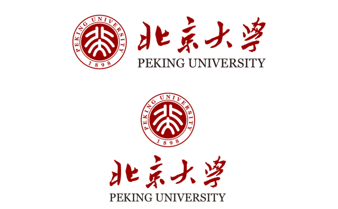 大学校徽系列:北京大学标志矢量图