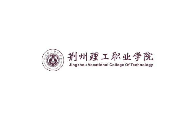 荆州理工职业学院校徽标志矢量图