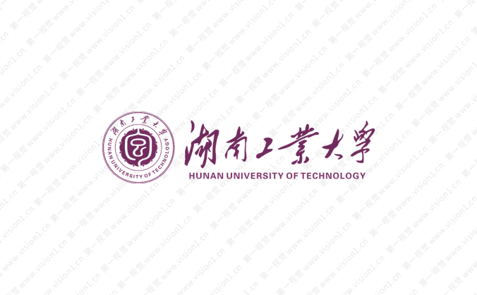 湖南工业大学校徽标志矢量图