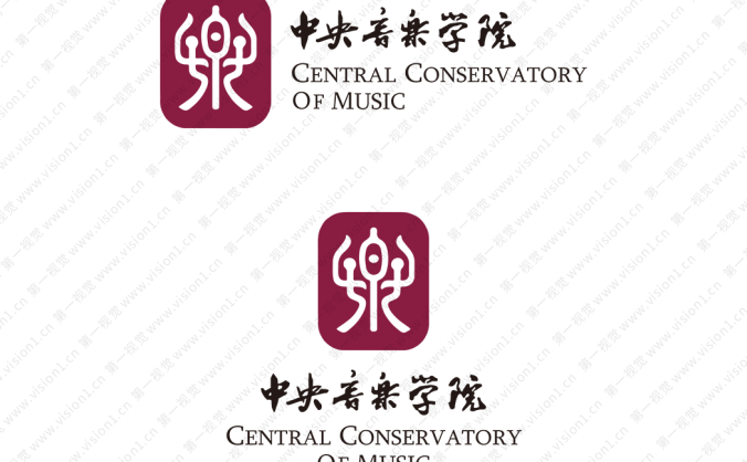 大学校徽系列:中央音乐学院标志矢量图