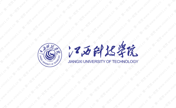 江西科技学院校徽标志矢量图