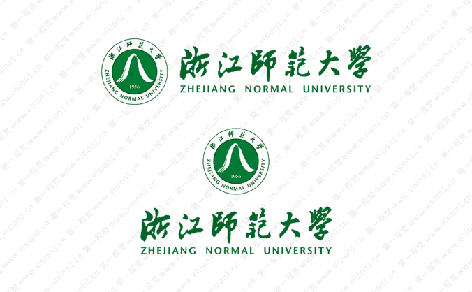 大学校徽系列: 浙江师范大学标志矢量图
