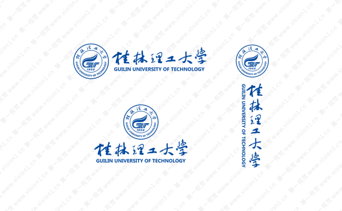 桂林理工大学校徽标志矢量图