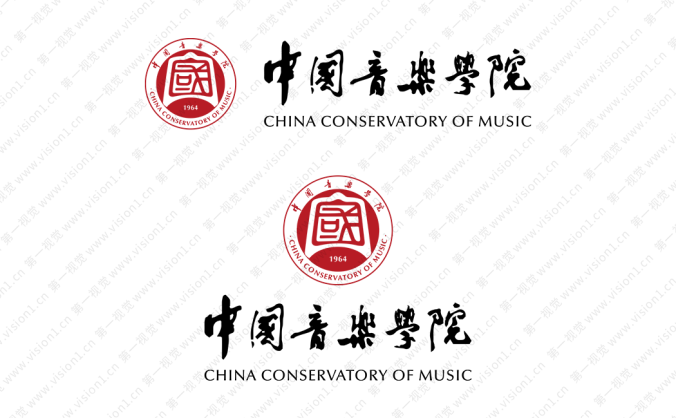 大学校徽系列:中国音乐学院标志矢量图