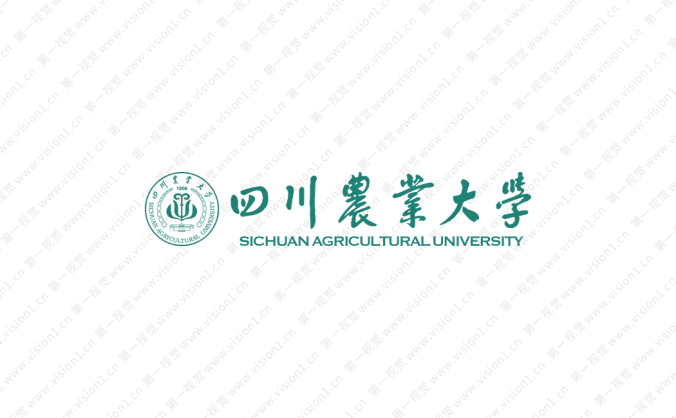 大学校徽系列：四川农业大学标志矢量图