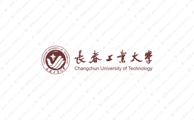 长春工业大学校徽标志矢量图