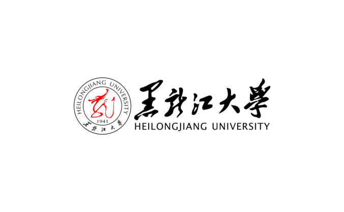 黑龙江大学校徽标志矢量图