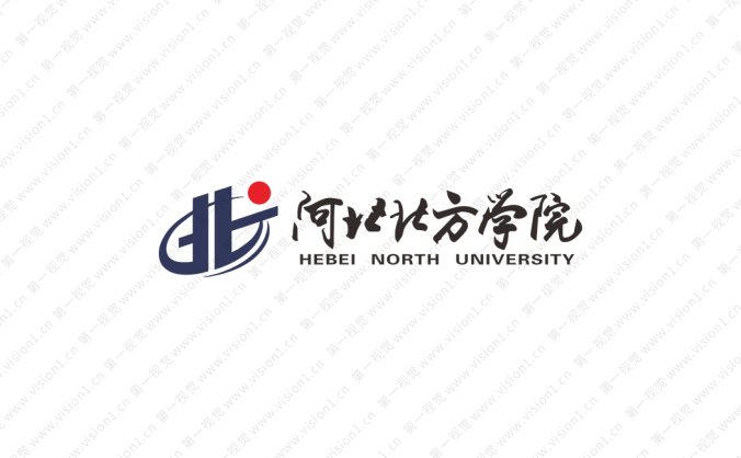 河北北方学院校徽标志矢量图