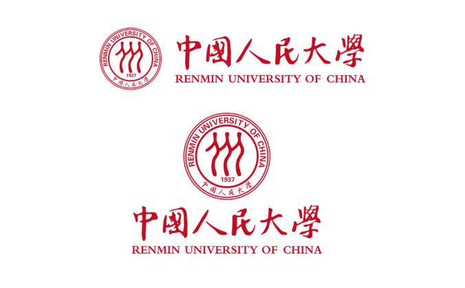 大学校徽系列: 中国人民大学标志矢量图
