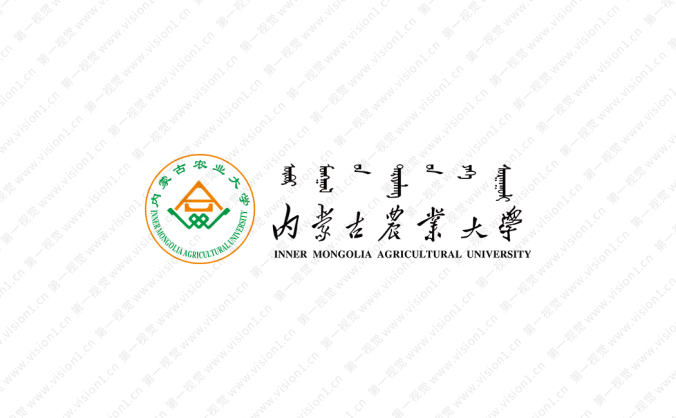 内蒙古农业大学校徽标志矢量图