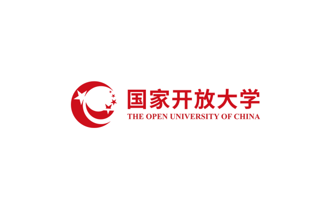 国家开放大学校徽标志矢量图