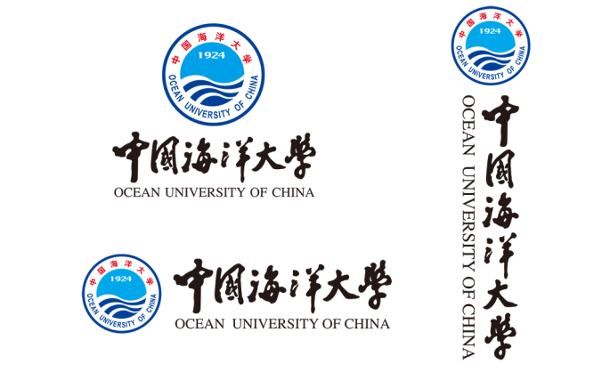 大学校徽系列:中国海洋大学标志矢量图