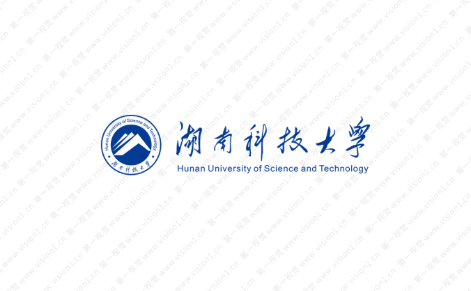 大学校徽系列：湖南科技大学标志矢量图