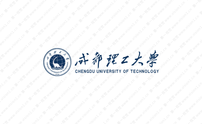 成都理工大学校徽标志矢量图