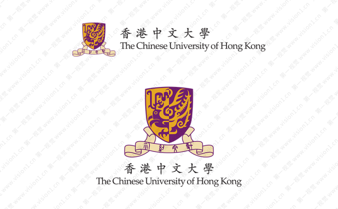 大学校徽系列：香港中文大学标志矢量图