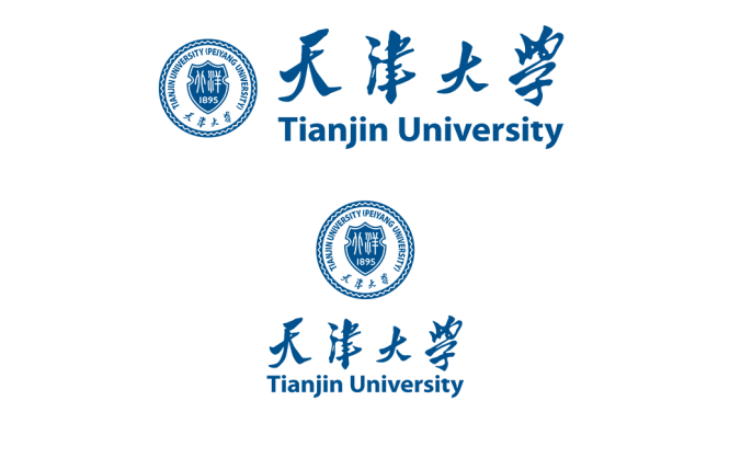 大学校徽系列:天津大学标志矢量图