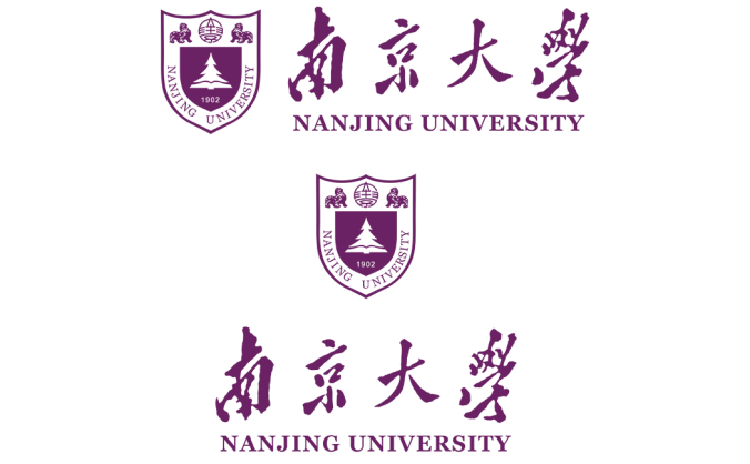 大学校徽系列:南京大学标志矢量图