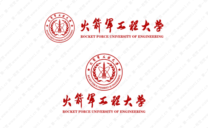 火箭军工程大学logo标志矢量图