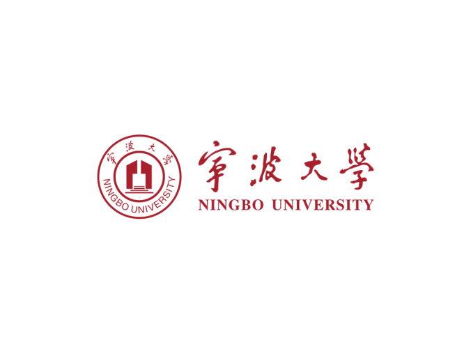 宁波大学校徽标志矢量图