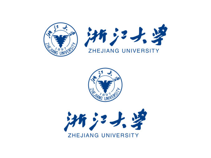 大学校徽系列:浙江大学标志矢量图