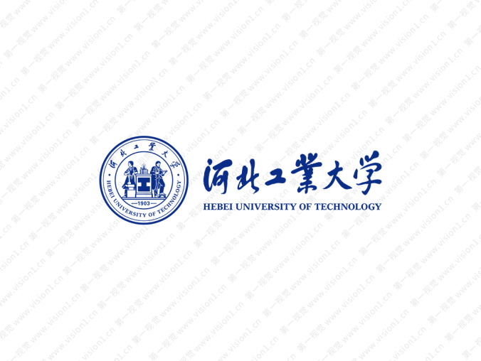 大学校徽系列：河北工业大学标志矢量图