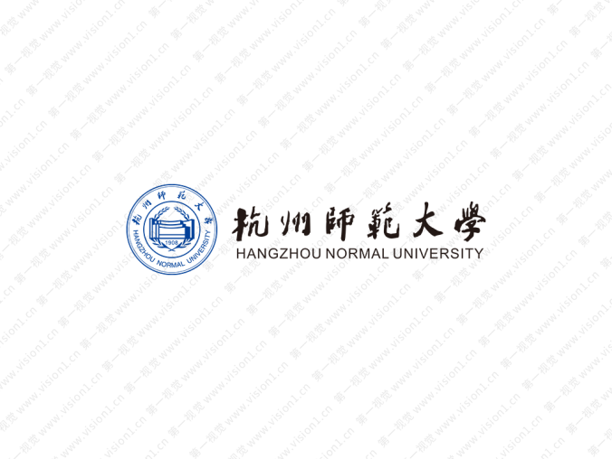 杭州师范大学校徽标志矢量图