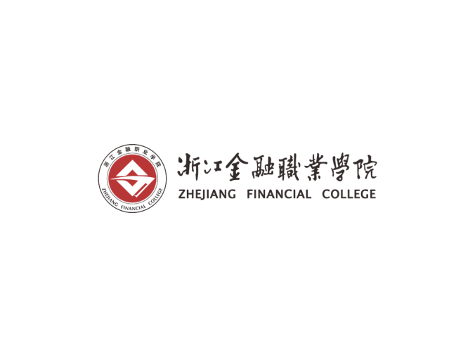 浙江金融职业学院校徽标志矢量图