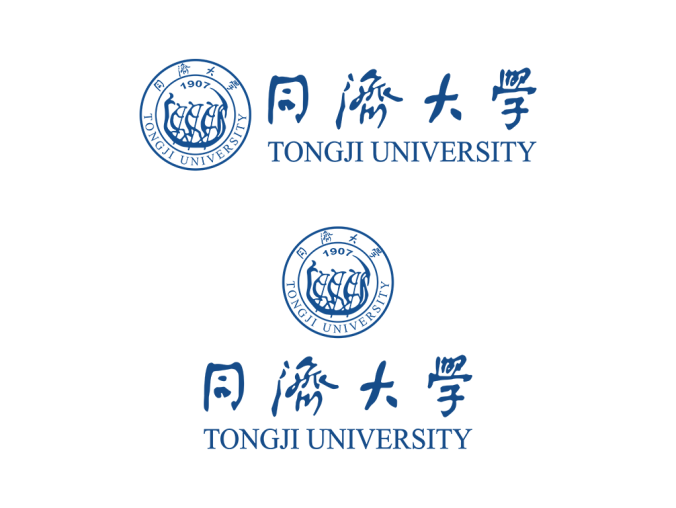 大学校徽系列:同济大学标志矢量图