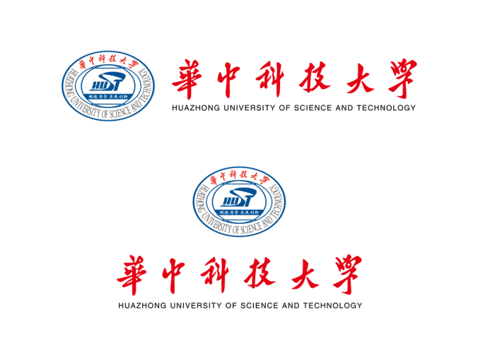 大学校徽系列:华中科技大学标志矢量图