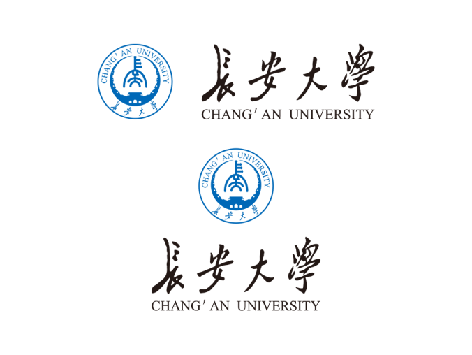 大学校徽系列:长安大学标志矢量图