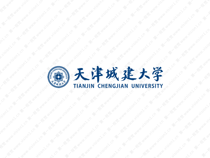 大学校徽系列:天津城建大学标志矢量图