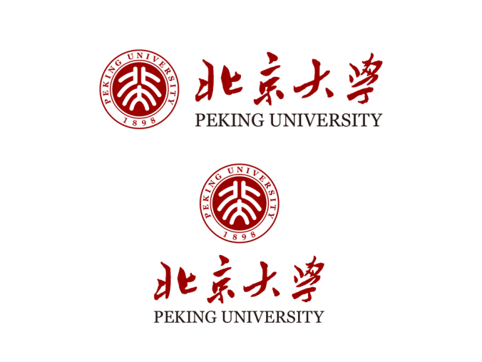 大学校徽系列:北京大学标志矢量图
