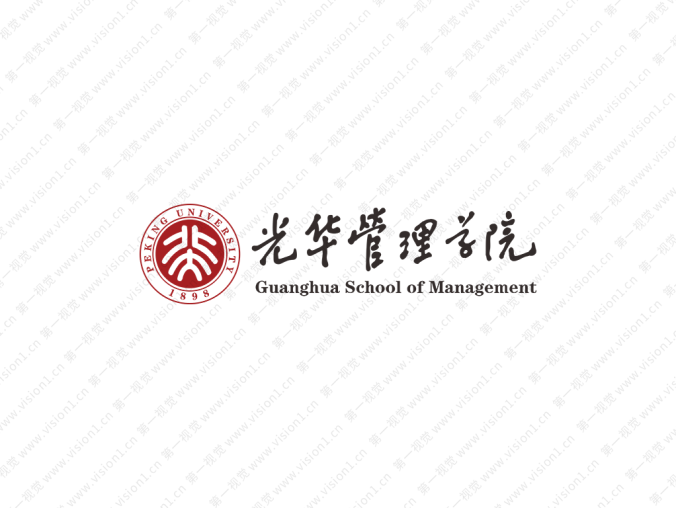 大学校徽系列:光华管理学院标志矢量图
